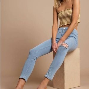 Free People Mara Skinny Jeans 27 NWT